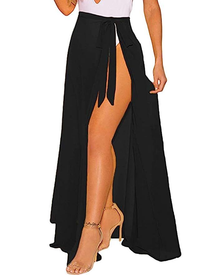 LIENRIDY Women's Sarong Swimsuit Cover Up Summer Beach Wrap Skirt Swimwear Bikini Cover-ups | Amazon (US)