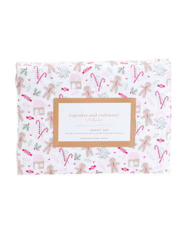 Sweet Christmas Treats Sheet Set | TJ Maxx