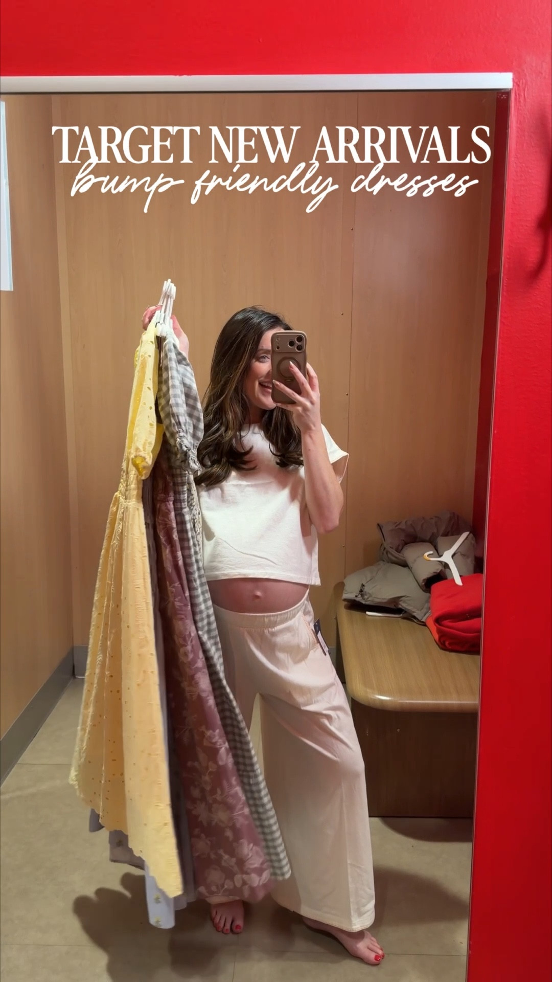 Target bump friendly dresses all 30 % off! I’m wearing a size small in all (sized up 1 to fit the bump). Pregnant dresses, Easter dresses 

#LTKBump #LTKspringtrends