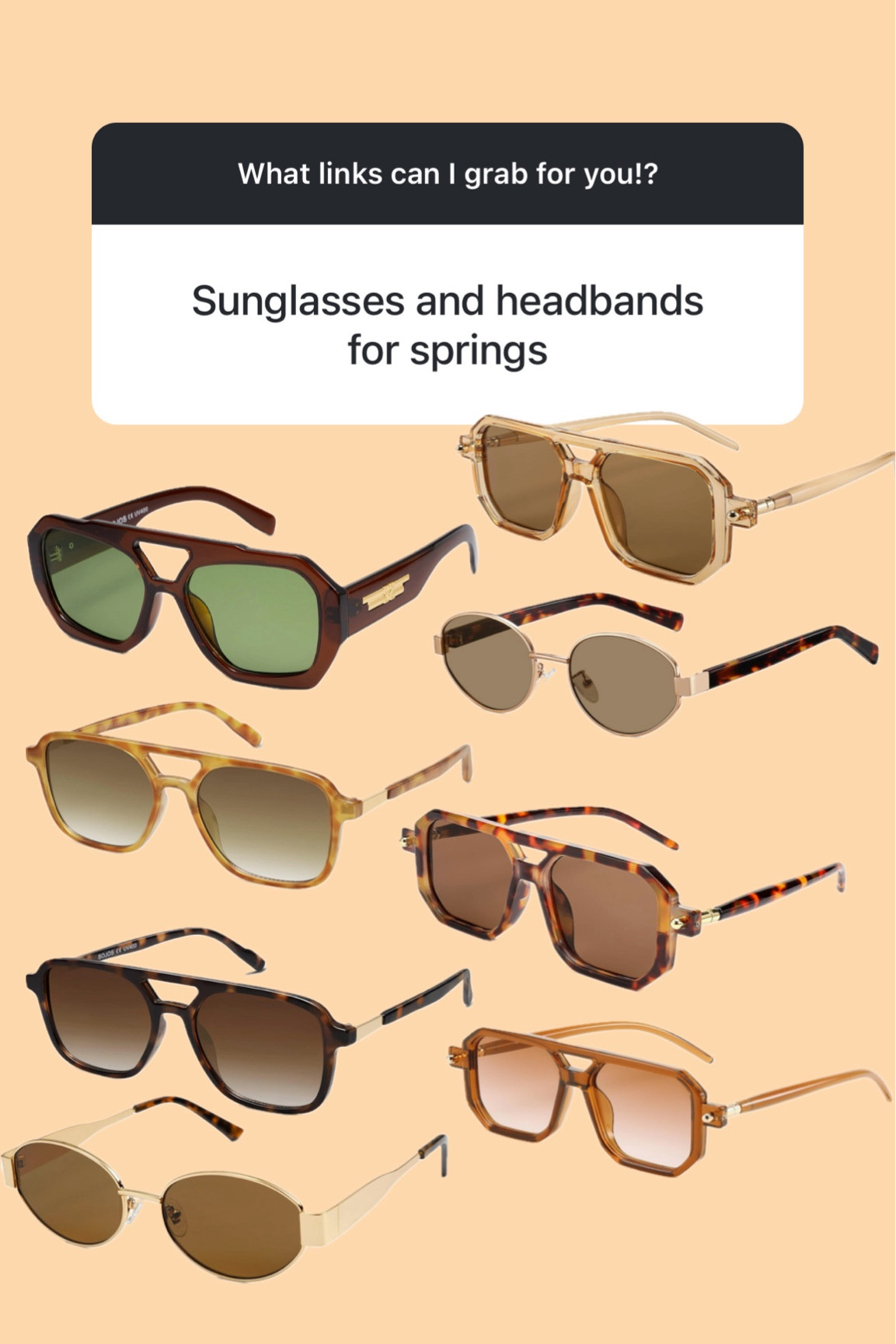 Amazon spring sunnies 
#hocspring #amazonsunglasses 