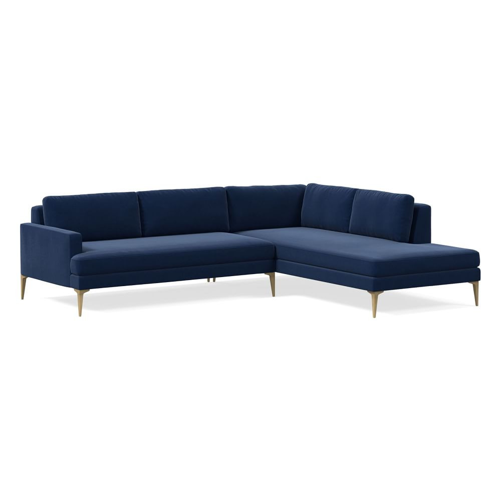 Andes 2-Piece Terminal Chaise Sectional | West Elm (US)