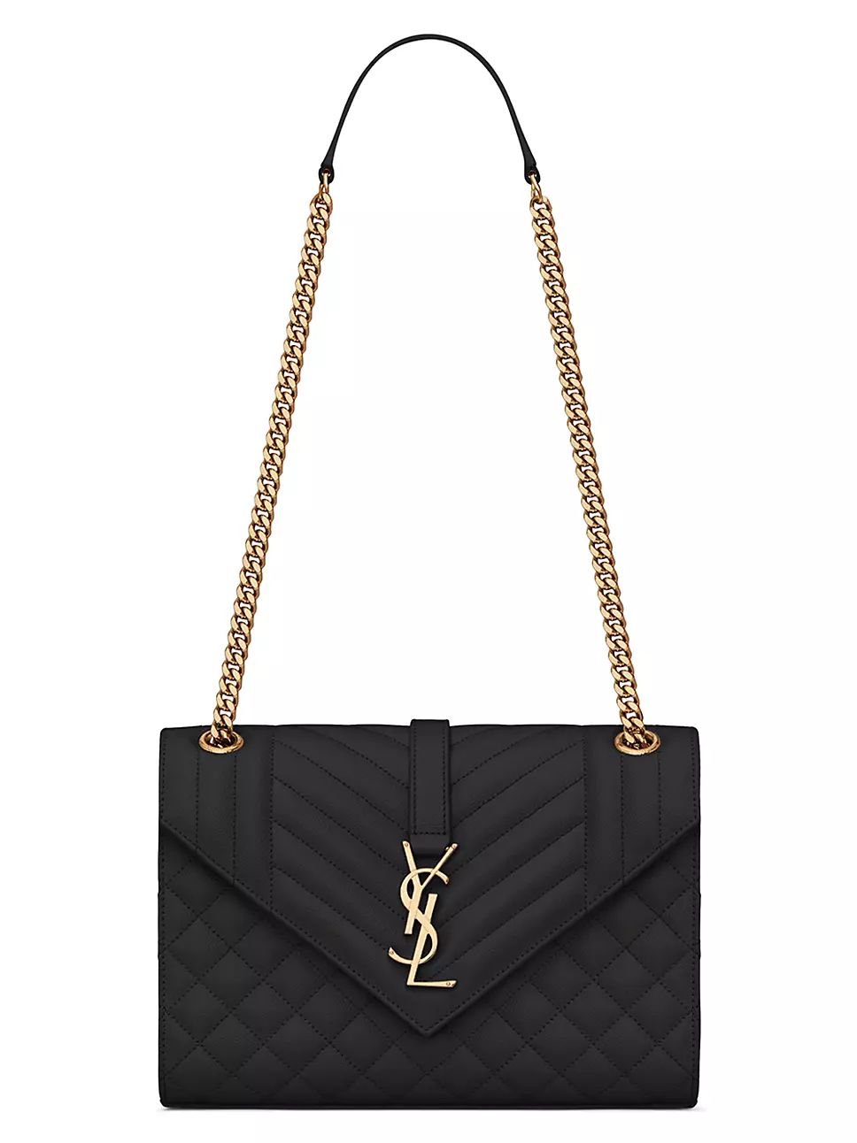 Medium Envelope Monogram Matelassé Leather Shoulder Bag | Saks Fifth Avenue