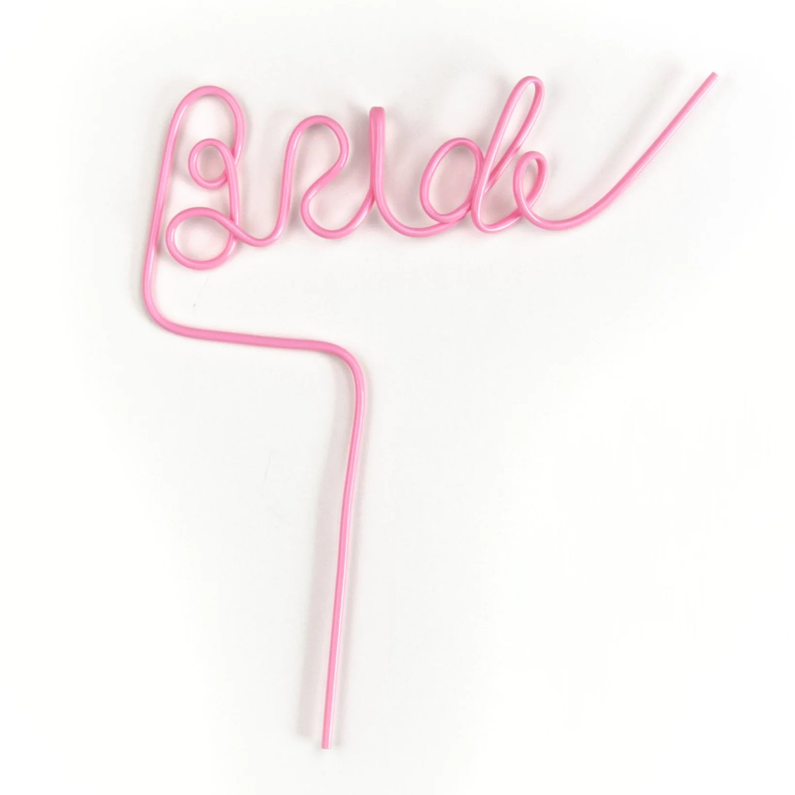 Light Pink Bride Straw | Stag & Hen