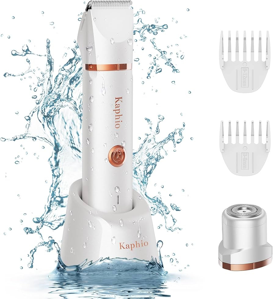 Bikini Trimmer for Women Pubic Hair: 2 in 1 Eletctric Razors for Women - Rechargeable Eletctric S... | Amazon (US)