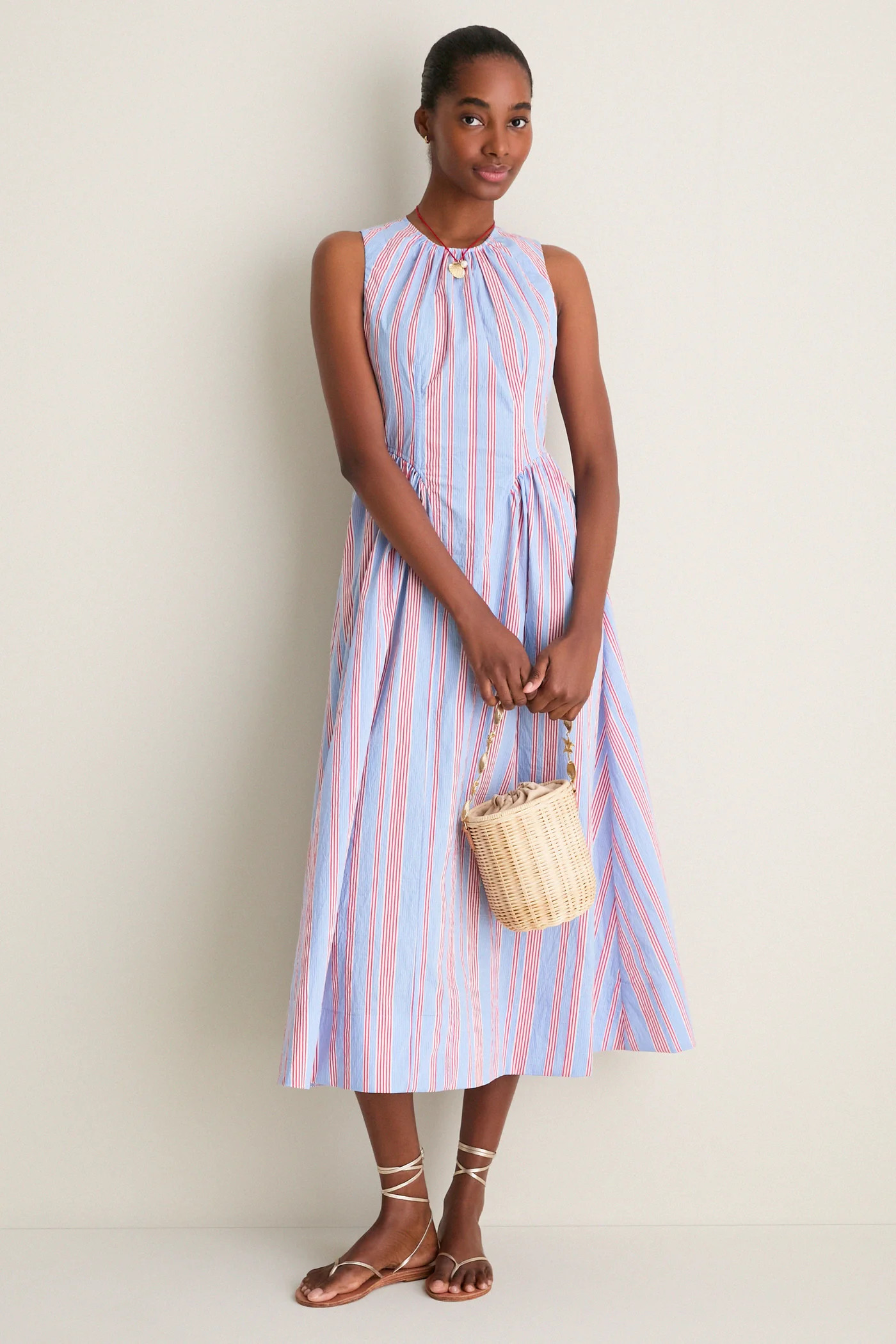 Seaside Stripe Nantucket Dress | Tuckernuck (US)