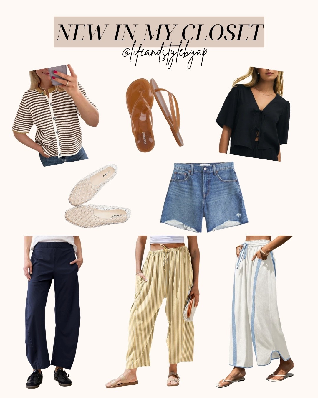 Needed a little update for my Spring wardrobe. Flowy pants are the best for looking cute while still feeling shy together 

#LTKootd #LTKgrwm #LTKmomlife