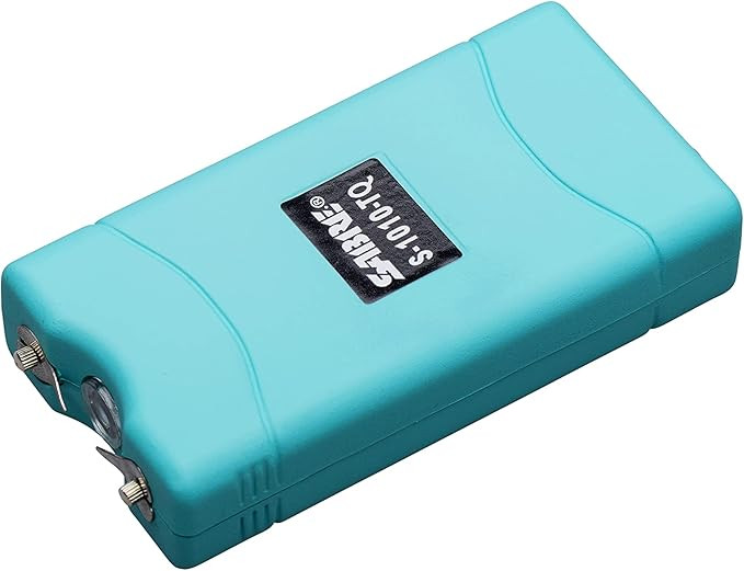 SABRE Stun Gun with LED Flashlight, Painful 1.160 µC Charge, 120 Lumens, Rechargeable Battery, S... | Amazon (US)