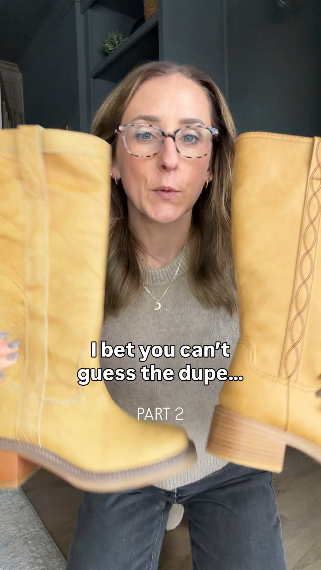 $500 vs $45! Can you tell which pull on boot is which?! The second boot that is structured with detailing down the side is from Walmart!! The other is $500 from Anthropologie! Both linked here

#LTKStyleTip #LTKootd #LTKHoliday