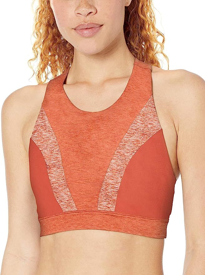 Core 10 Women's Studiotech High Neck Longline Yoga Bralette Sports Bra | Amazon (US)