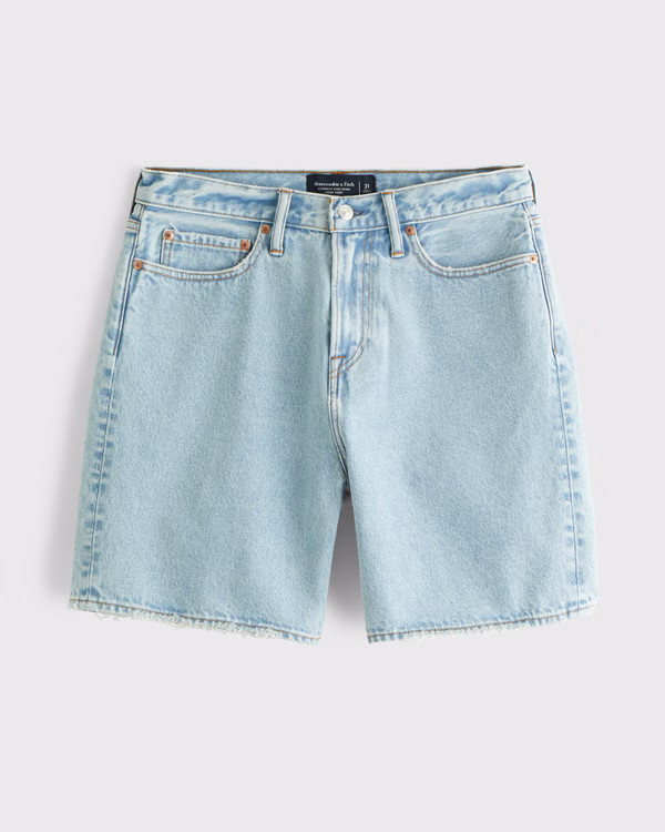 Loose Denim Short | Abercrombie & Fitch (US)