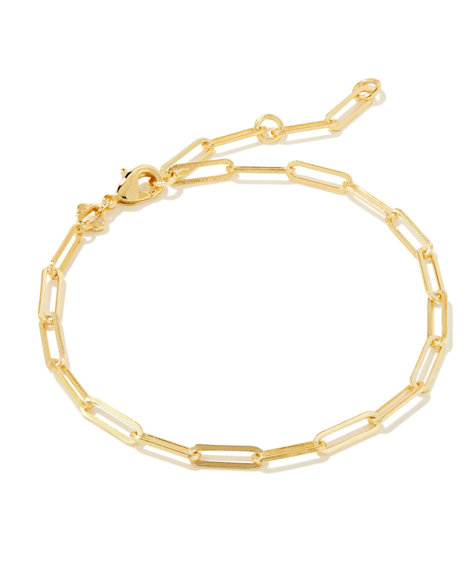 Courtney Paperclip Bracelet in Gold | Kendra Scott