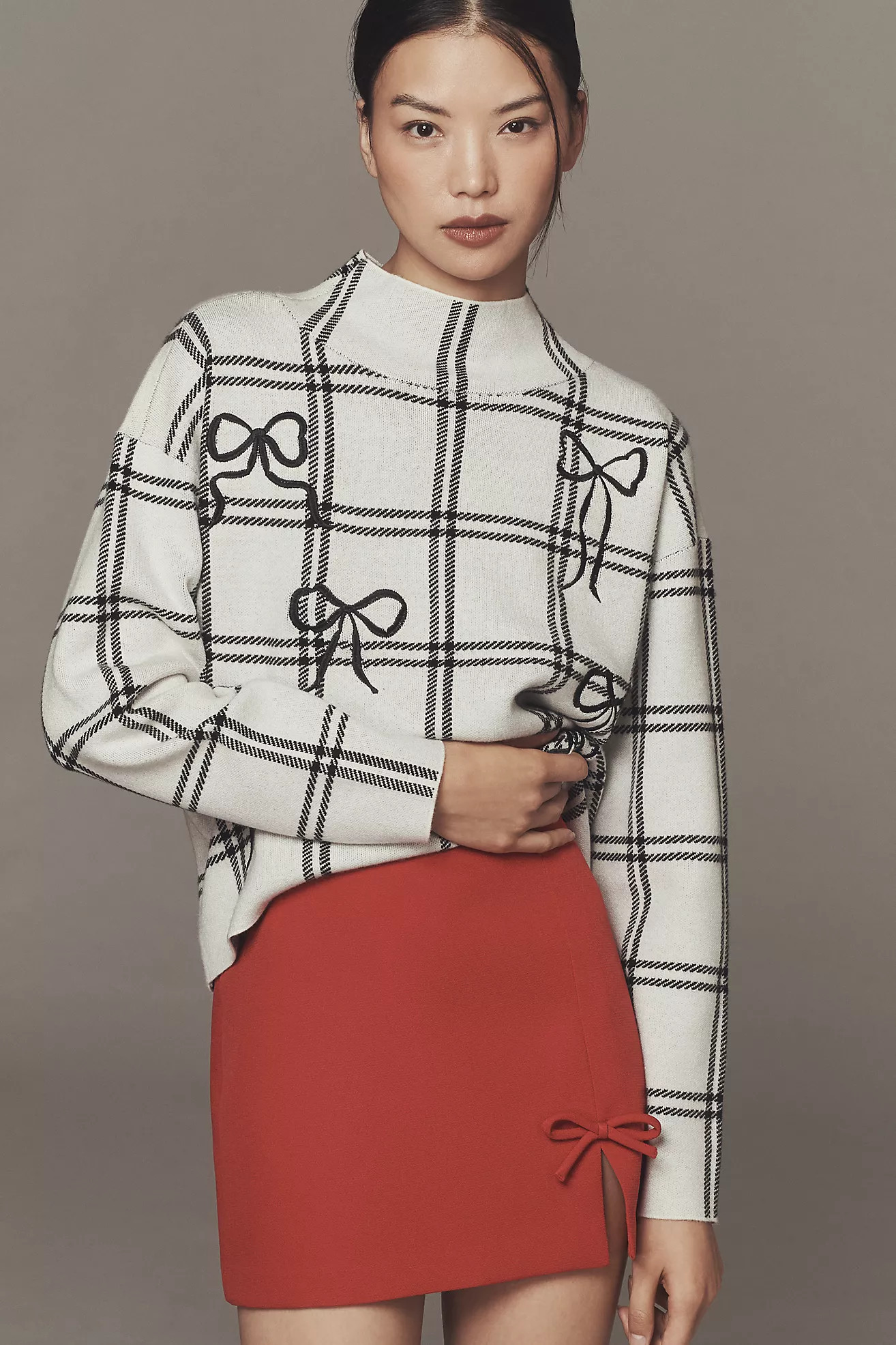 The Carys Mock-Neck Sweater by Maeve | Anthropologie (US)