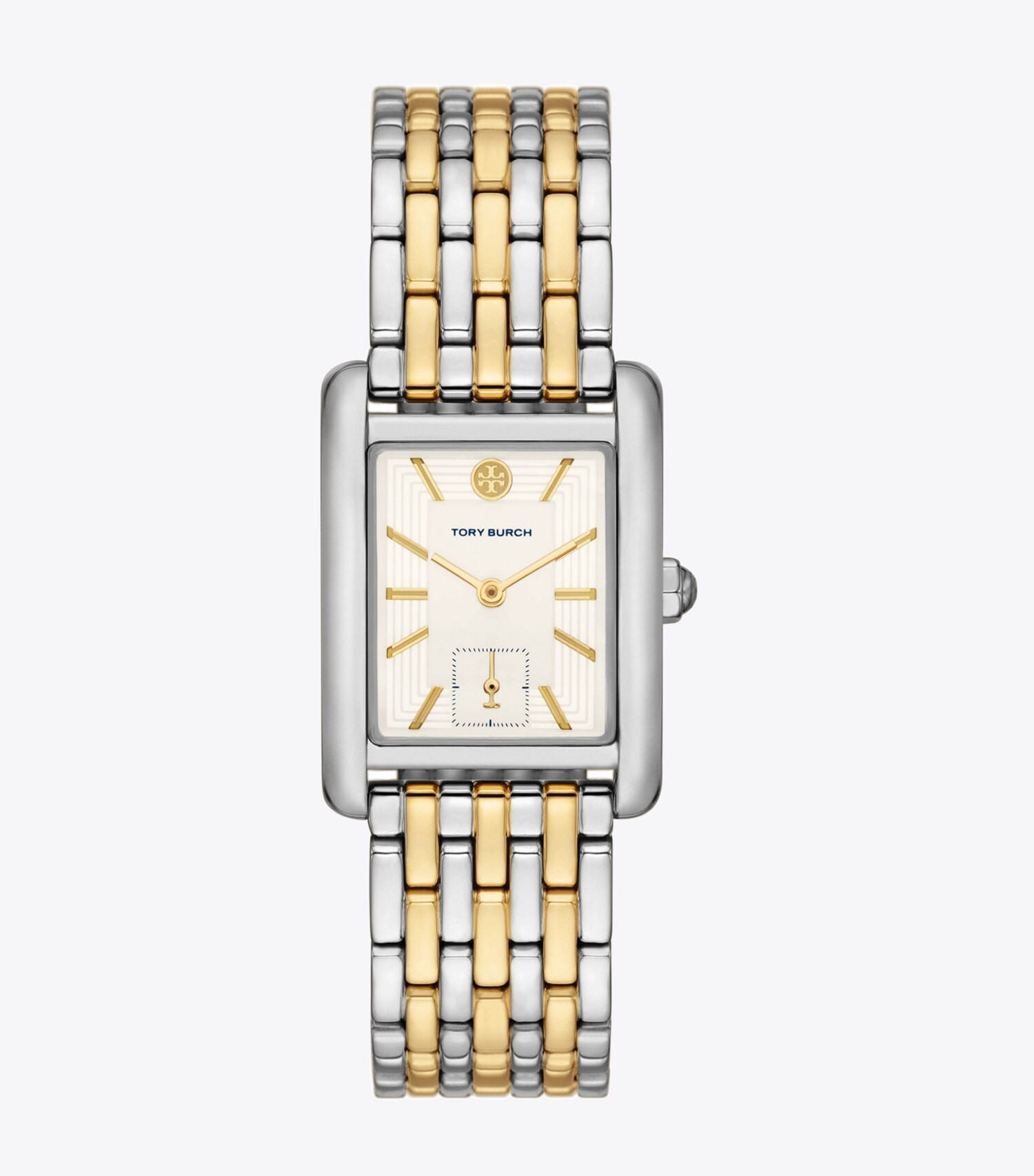 Eleanor Watch, Two-Tone Gold/Stainless Steel: Women's Designer Strap Watches | Tory Burch | Tory Burch (US)
