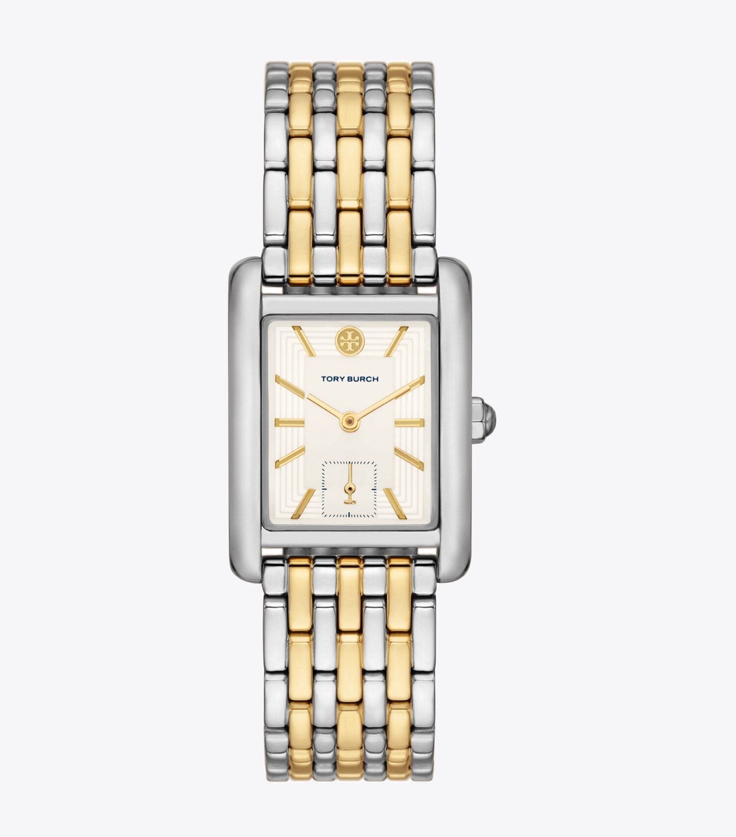 Eleanor Watch, Two-Tone Gold/Stainless Steel: Women's Designer Strap Watches | Tory Burch | Tory Burch (US)