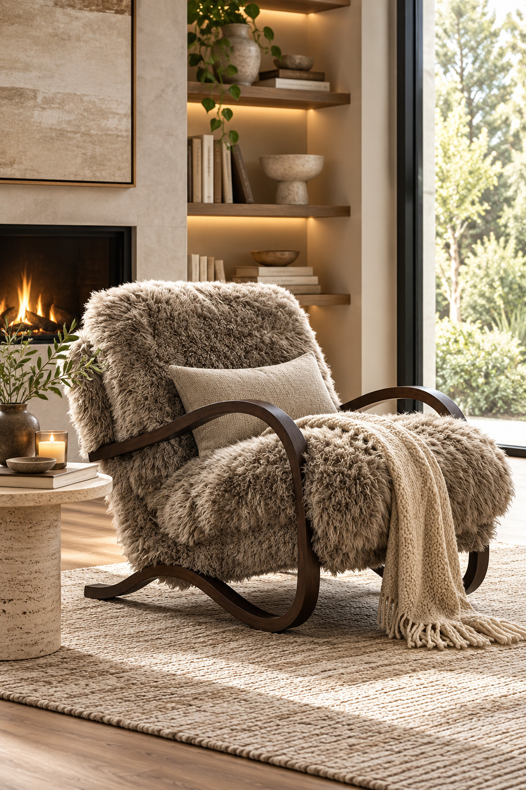 Loving these plush Wayfair accent chairs for the colder months. The shearling-inspired texture adds that extra cozy layer that makes a space feel ready for fall without needing a ton of seasonal decor. So cute with neutral pillows, warm wood, and a chunky throw. ✨
#Wayfair #WayfairHome #ShearlingFurniture #FallDecor #CozyChair #AccentChairFinds #FallHomeInspo #LivingRoomStyle #NeutralDecor #CozyLiving #WarmInteriors #HomeDecorIdeas #FallAesthetic #ModernHomeDecor 

 #LTKSeasonal #LTKHome #LTKSaleAlert