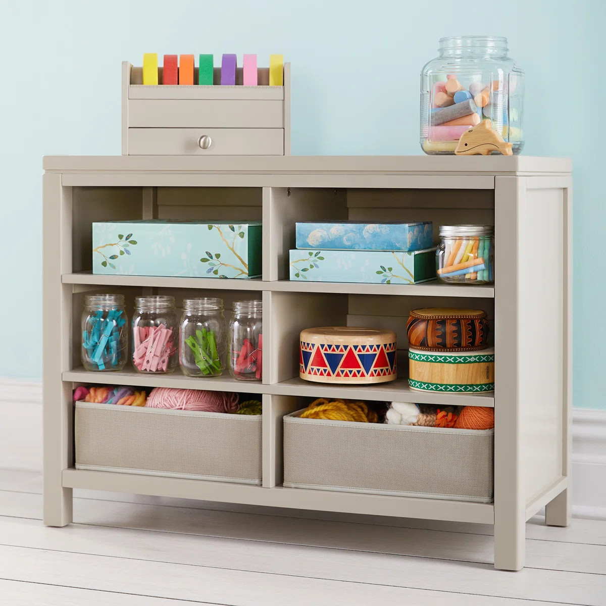 Martha Stewart Crafting Kids Double Open Art Storage with Bins | Wayfair North America