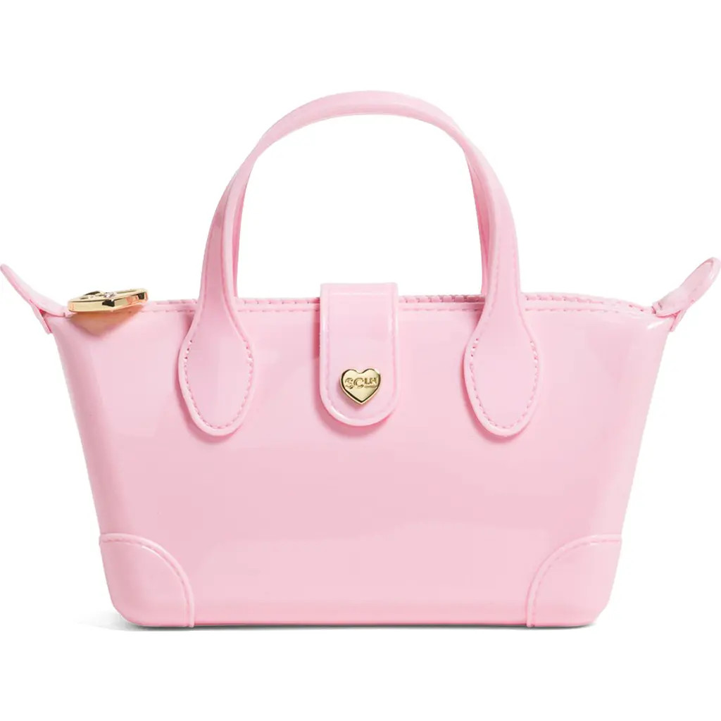 Stoney Clover Lane Jelly Pouchette Clear Crossbody Bag in Flamingo at Nordstrom | Nordstrom