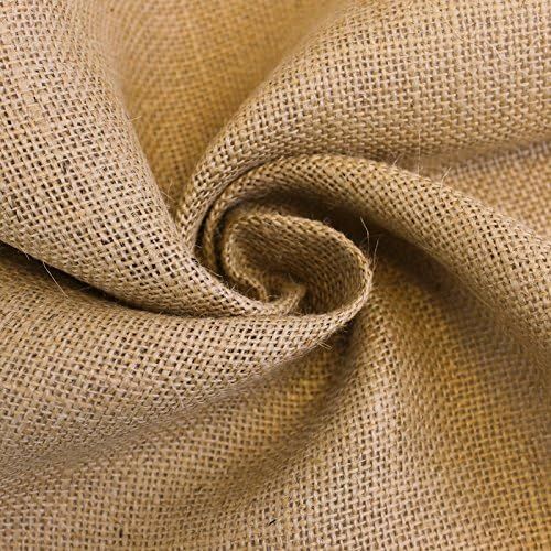 60 inch x 5 Yard Natural Brown Burlap Fabric Roll-Sewing Crafts Draping Decorations Supplies | Amazon (US)