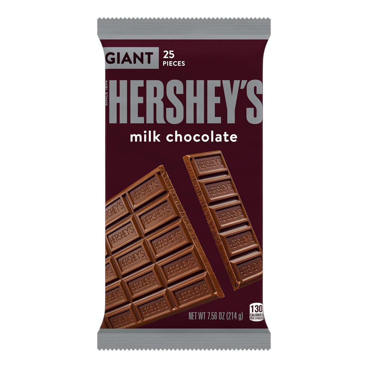 Hershey's Milk Chocolate Family Giant Candy Bar - 7.56oz | Target