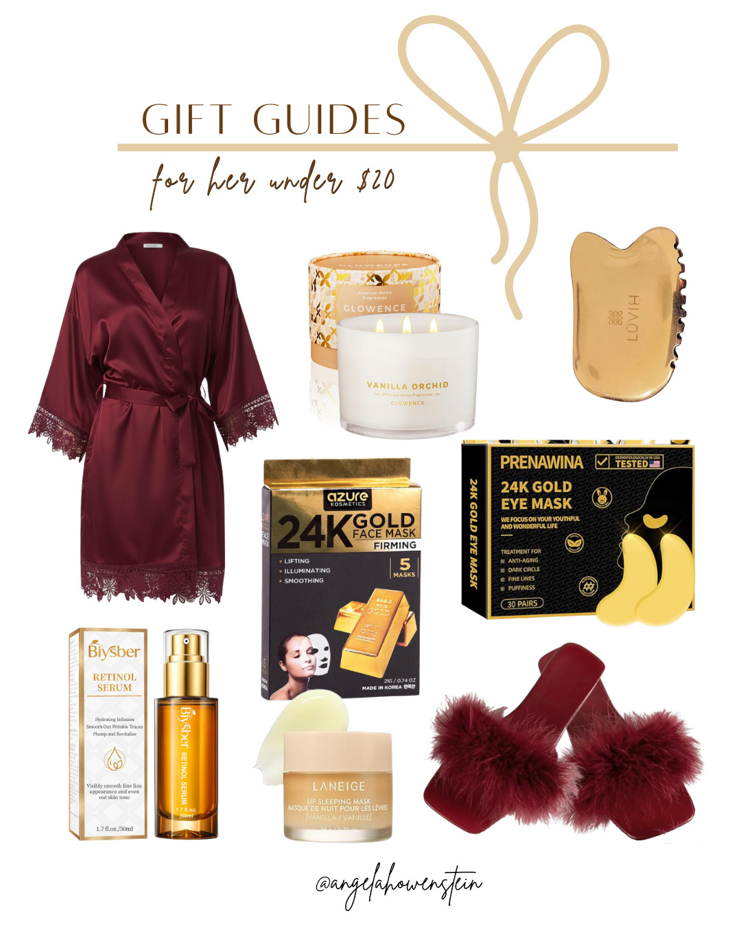 Gifts she’ll love, all under $20.

#GiftsForHer #Under20 #BudgetFriendlyFinds #HolidayGifts #GiftGuide2025
 

 #LTKGiftGuide #LTKselfcare #LTKBeauty