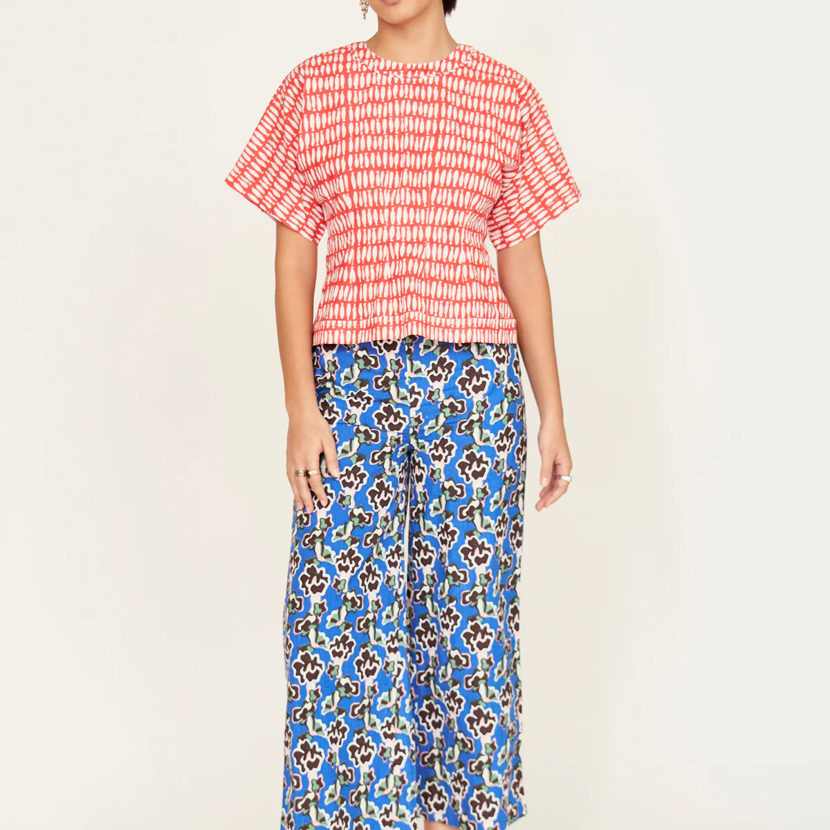 Whistler Pant in Lapis Wildflower | MIRTH