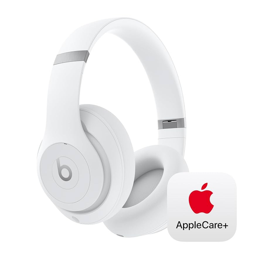 Beats Studio Pro with AppleCare+ for Headphones (2 Years) - Matte White | Amazon (US)