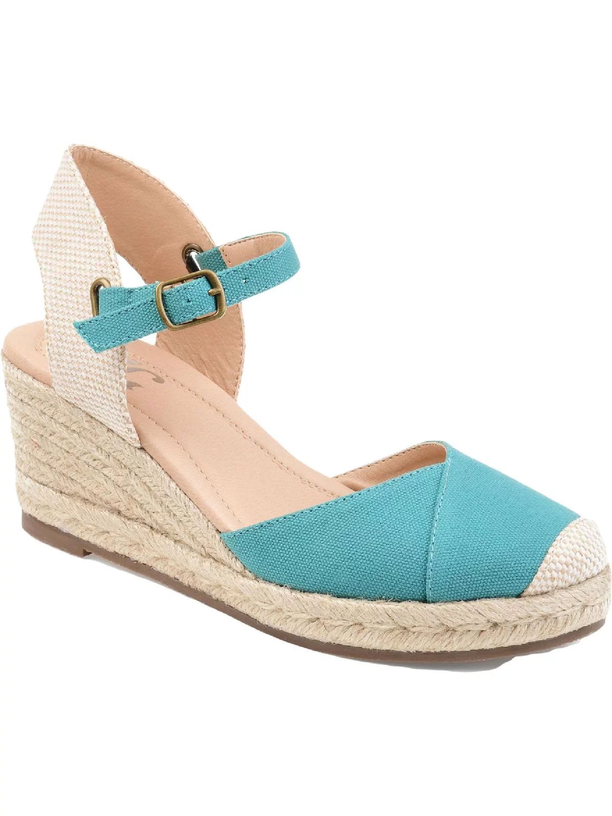 Journee Collection Womens Ashlyn Tru Comfort Foam Wide Width Wedge Heel Espadrille Sandals | Walmart (US)