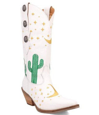 Dingo Pachita Embroidered Leather Western Boots | Dillard's | Dillard's