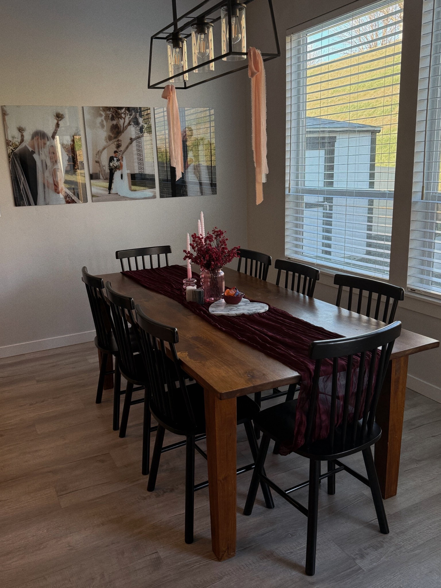 It took us forever to find a kitchen table and chairs that we really liked. We ended up finding these chairs at Walmart and love them!!

#LTKSeasonal #LTKValentine #LTKHome