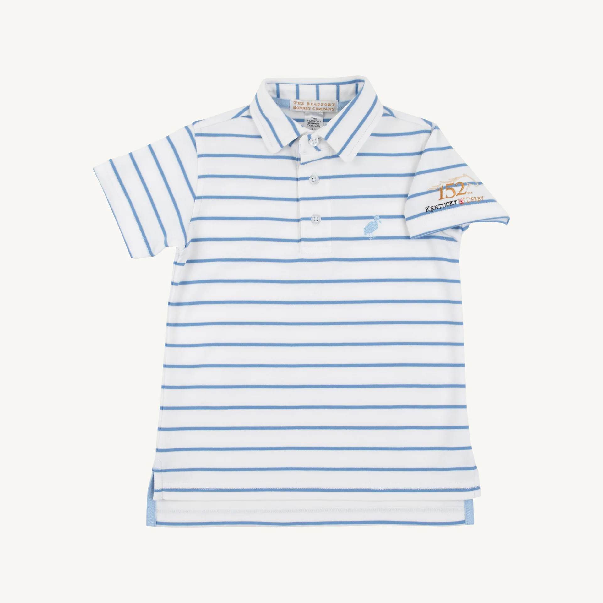 Prim & Proper Polo & Onesie - Sunrise Blvd. Blue Stripe with Beale Str | The Beaufort Bonnet Company