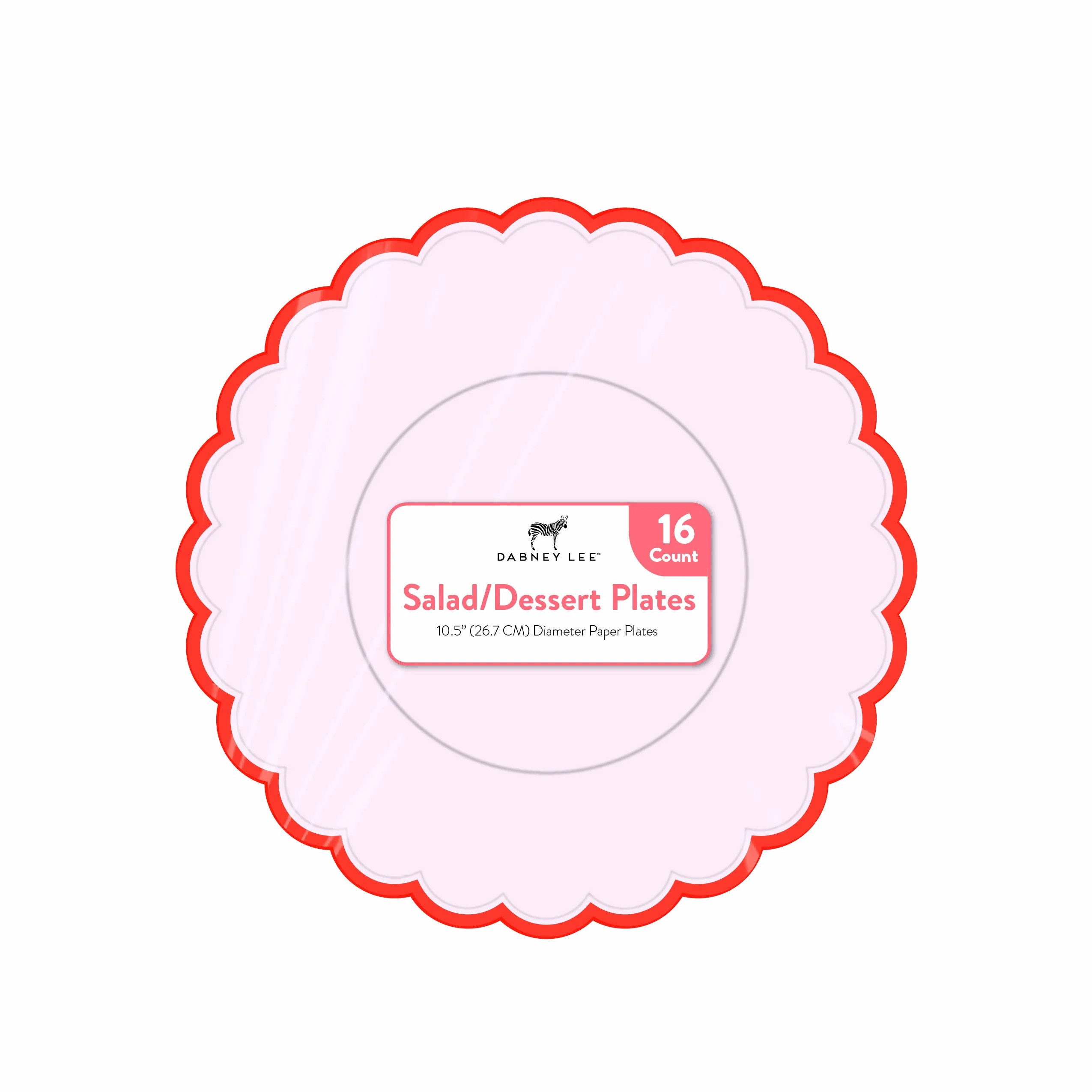 Red and Pink Dessert Plates 16 Count - 8" inch | Walmart (US)