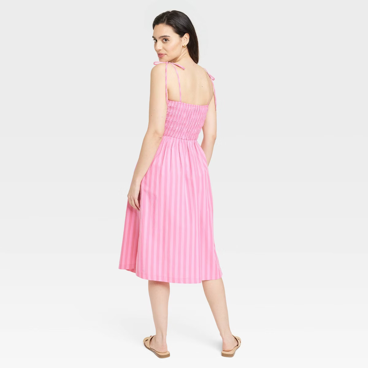 Women's Midi Smoked Sundress - A New Day™ | Target