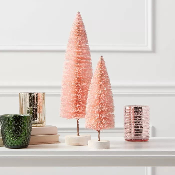 Bottle Brush Tree Figurine - Threshold™ | Target