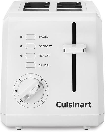 Amazon.com: Cuisinart CPT-122 Compact Plastic 2-Slice Toaster, White: Home & Kitchen | Amazon (US)