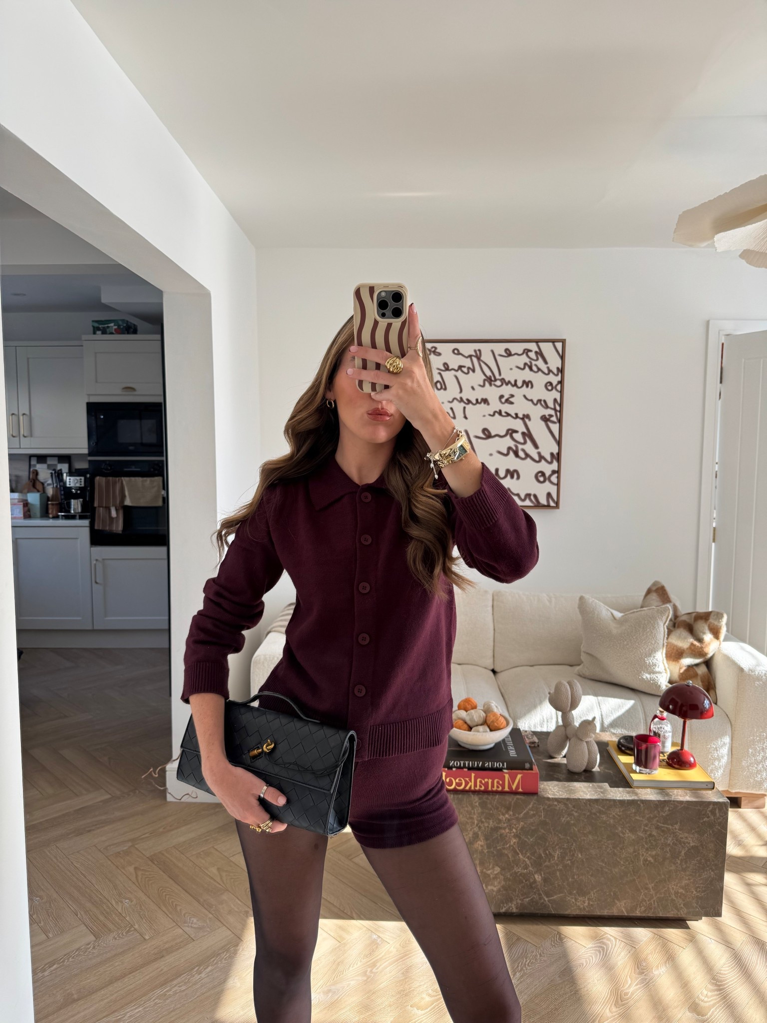 Burgundy knit coord 

#LTKstyletip #LTKautumn #LTKFashionMonth