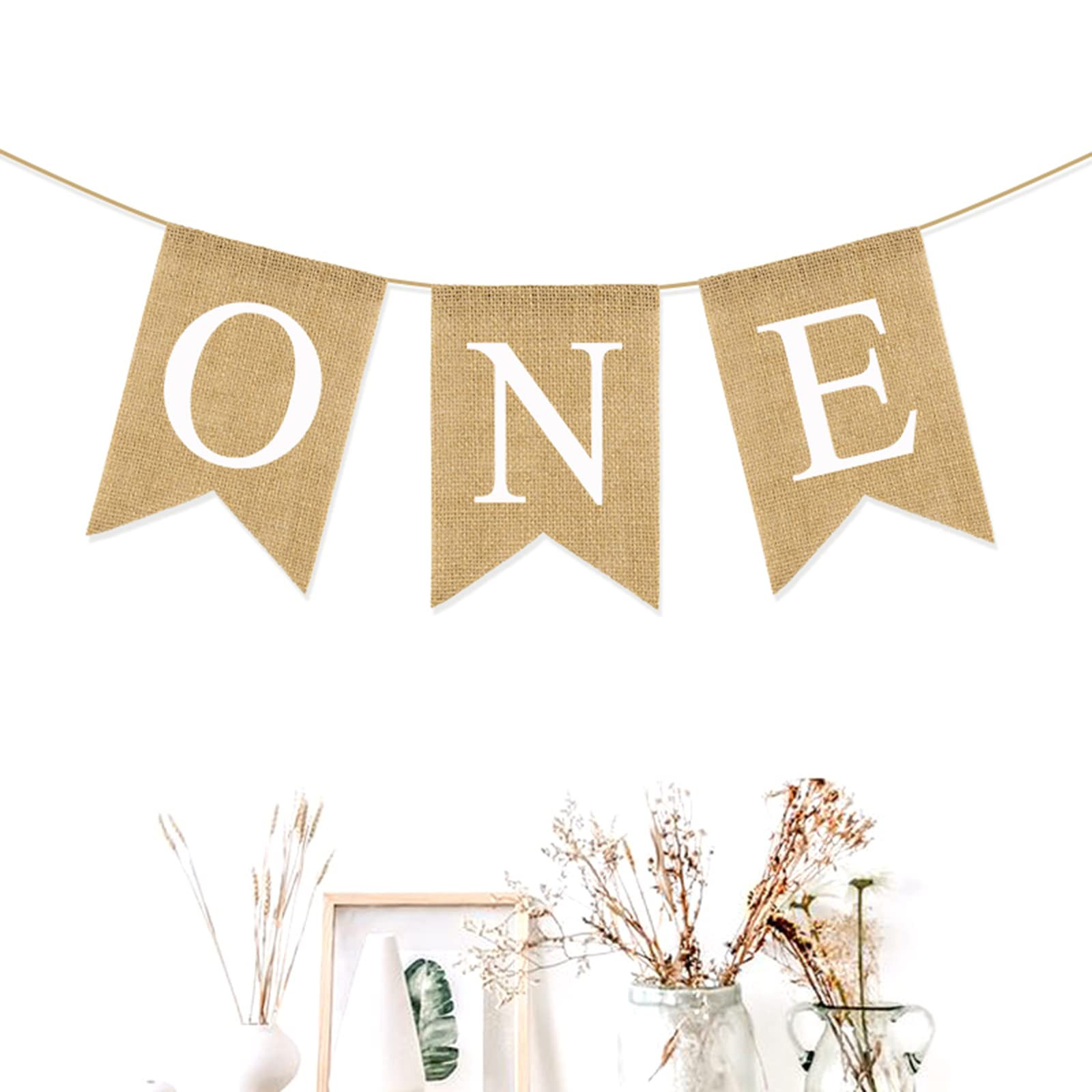 Banner for Nursery Decor First Birthday Party Rustic Theme Decoration for boy or Girl，1st Birth... | Amazon (US)