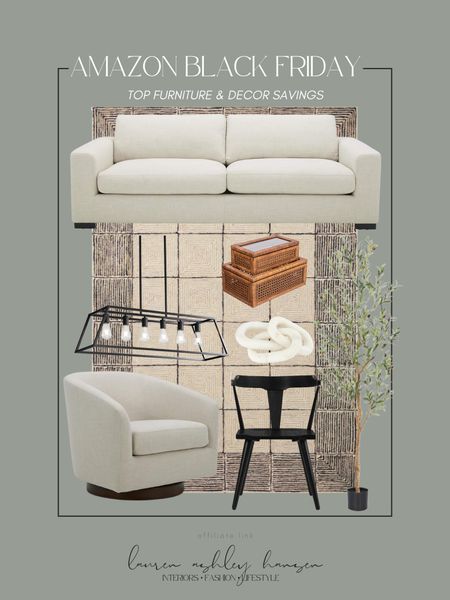 Amazon Prime Black Friday deals! All of these furniture, lighting and decor pieces are on sale right now for Black Friday and Cyber Monday! This sofa is less than $900, and I love these dining chairs! This pendant is similar to the one we had in our dining room too. 

#LTKhome #LTKCyberWeek #LTKsalealert