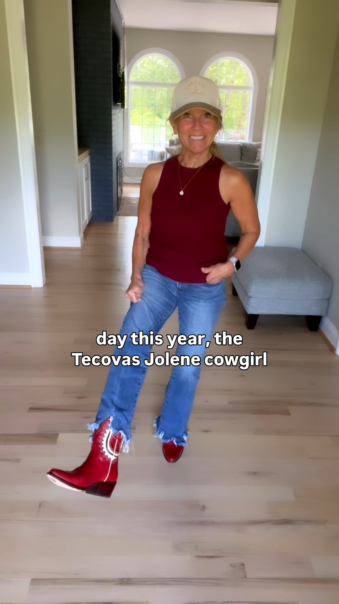 These are my favorite boots from @Tecovas  
Comfortable and oh so cute! They will be my feet for game day this season!

#LTKPetite #LTKOver40 #LTKstorytime