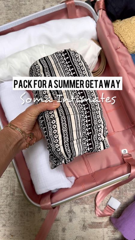 Pack with us for a wine tasting weekend with stylish wardrobe essentials from @somaintimates! Soma styles are versatile, on trend and oh so packable for all your summer getaways!☀️🧳 

My utility romper is part of Soma’s Everstretch Collection so it’s breathable and wrinkle resistant with UPF30 sun protection! Julie’s pretty one shoulder dress has a built-in bra for added support and comfort!👏🏼 We loved elevating these pieces for wine tasting, but we could easily dress them down with a flat sandal or a sneaker!👟 Both looks provide so much versatility for creating several vacation looks! Perfect for serial over packers like us! 😅 

Sleep is so important when traveling, so we packed the cutest pajamas! Mine are made with their innovative Cool Nights fabric that feels cool and comfortable against your skin, and Julie’s are made of breezy double cloth gauze that is lightweight and so comfy!☁️ Both are perfect for the warm summer months! Click the link in our bio to shop our #SomaOnTheGo looks! #SomaPartner #somastartswithme

#LTKOver40 #LTKFindsUnder100 #LTKTravel