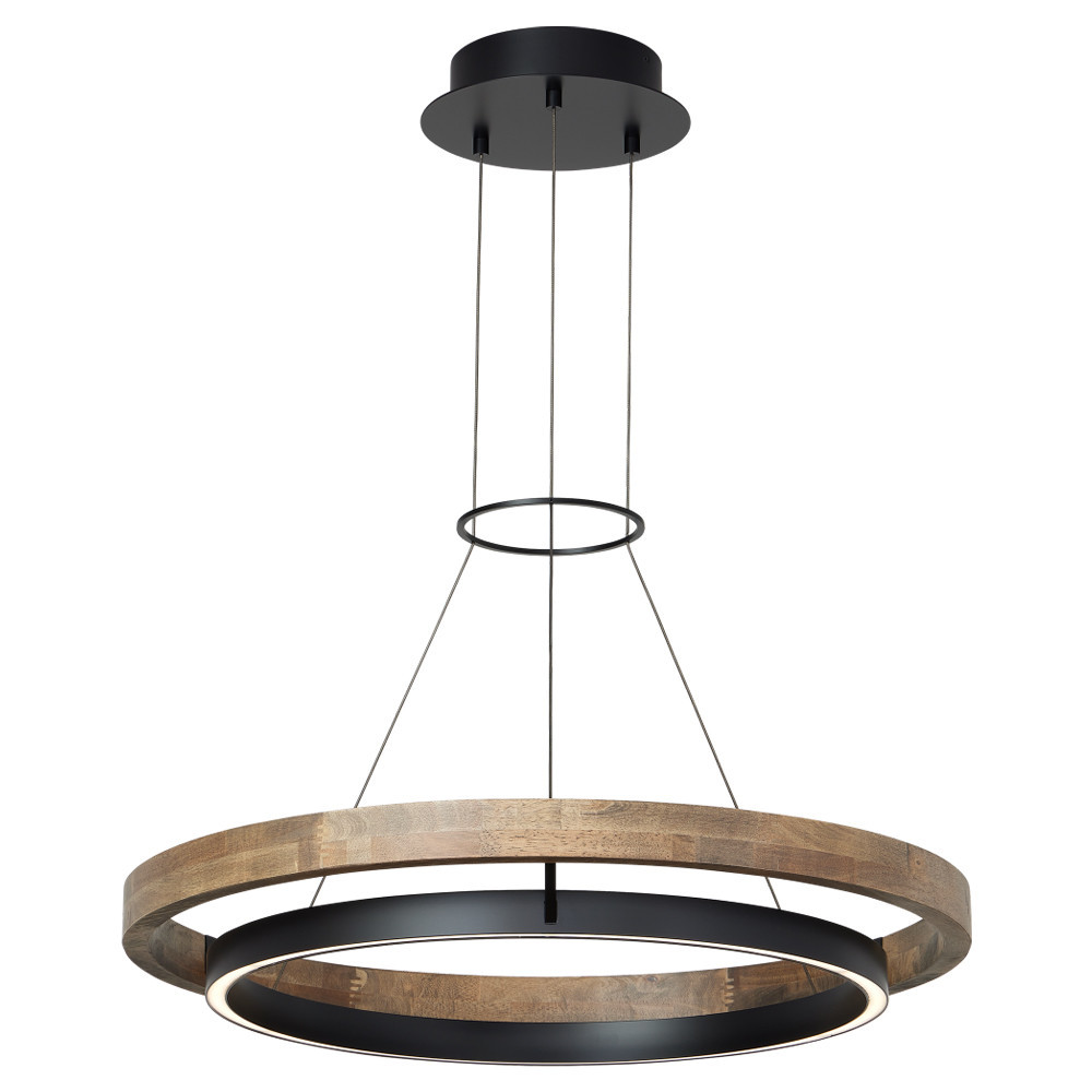 Visual Comfort Modern Grace Matte Black LED 3000K Chandelier - 30 | Kathy Kuo Home