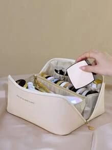 Makeup Organizer Female Toiletry Kit Bag Make Up Case Storage Pouch Luxury Lady Box SKU: sg230215... | SHEIN