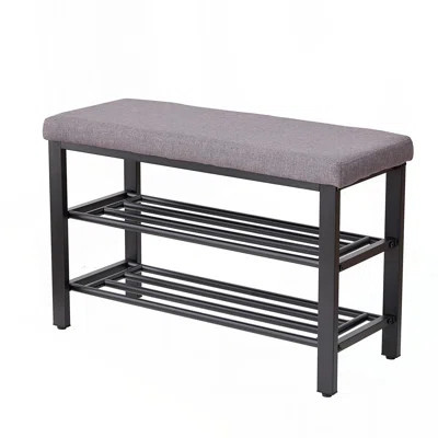 Shoe Bench, Storage Bench, Entryway Bench with Cushion, Shoe Shelf with Seat, Space-Saving, Modern Style, for Living Room, Bedroom, Hallway | Wayfair North America