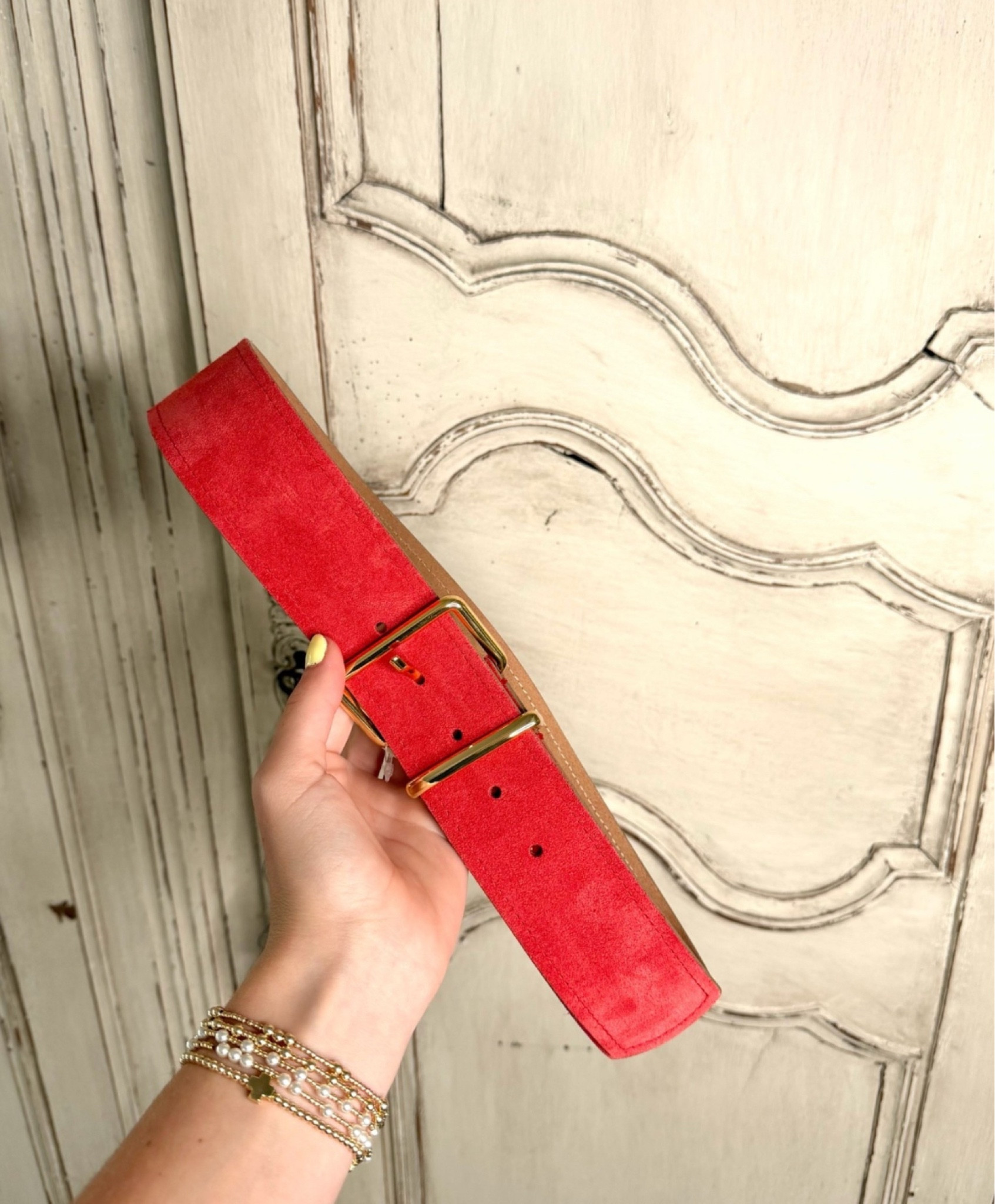 This Square-Buckle Suede belt that comes in a variety of colors is a charming addition to all my favorite dresses, skirts, and tailored looks.

Red belt, Suede Belt, Accessory Belt

#LTKootd #LTKgrwm #LTKmomlife