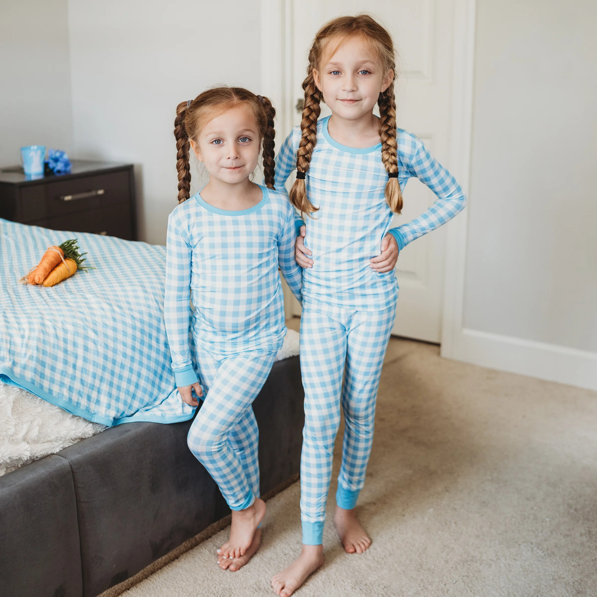 SKY BLUE GINGHAM DREAM SET | Dream Big Little Co.