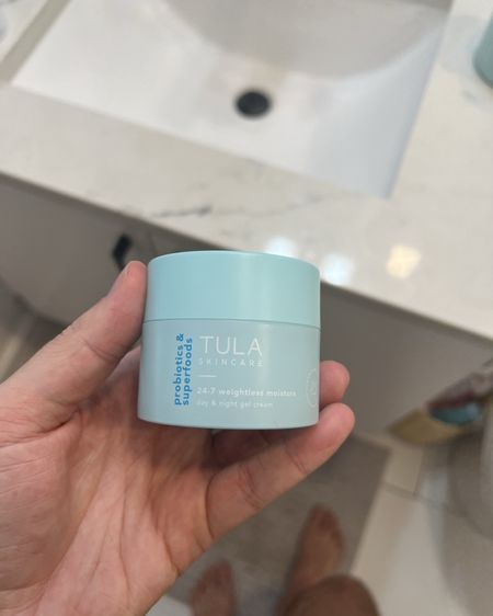 Use my code GOODMORNING for 15% off Tula’s new 24/7 weightless moisture day and night gel cream, and you’ll also get a free hat while supplies last!!! 

#LTKBeauty #LTKSaleAlert #LTKFindsUnder50