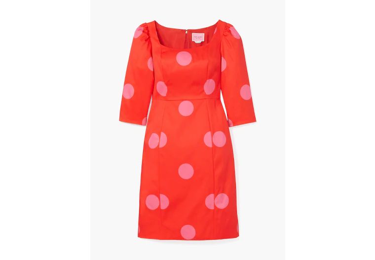 Giant Dot Faille Sheath Dress | Kate Spade (US)