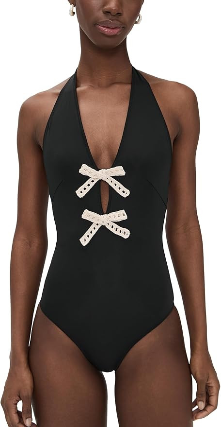 Sea Women's Kendall Crochet Halter One Piece | Amazon (US)