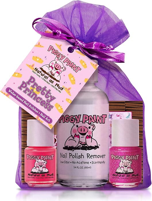 Piggy Paint | 100% Non-Toxic Girls Nail Polish | Safe, Cruelty-free, Vegan, & Low Odor Nail Polis... | Amazon (US)