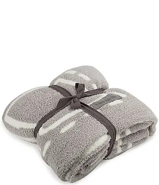 Barefoot Dreams CozyChic Covered In Prayer Collection Throw Blanket - Oyster/Pearl | Dillard's