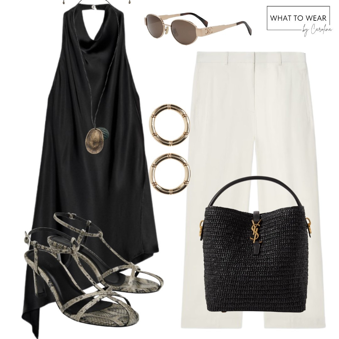 Satin Halter top look
#satin #zara #zarawomen 

#LTKShoeCrush #LTKItBag #LTKFindsUnder100